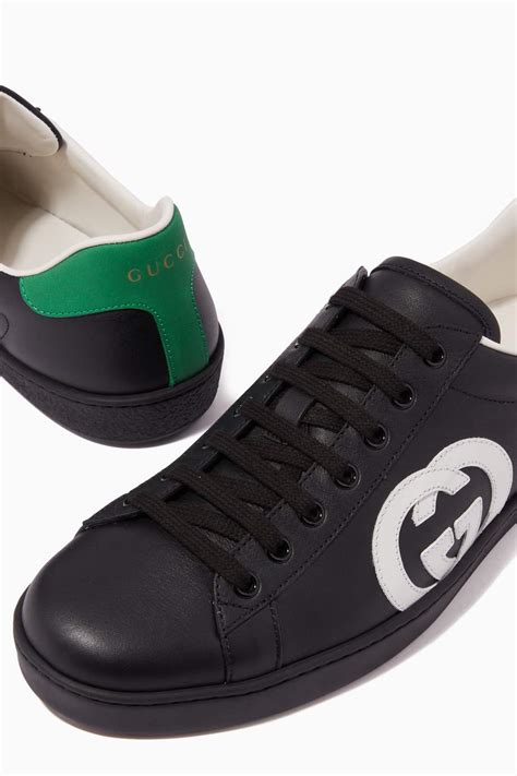 gucci ace leather sneaker cheap|gucci ace sneakers interlocking g.